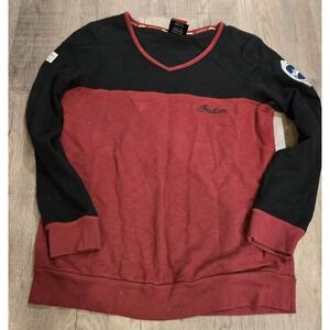 Indian Motorcycle Sweater Womens‎ Adult Small Red Motorcycle Bike Biker